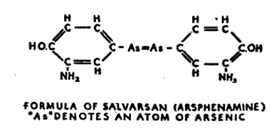 Formula of Salvarsan, 1942 Salvarsan formula