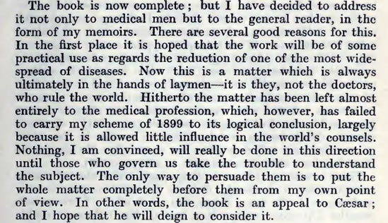 Clipped page from Memoirs by Ronald Ross Ross Memoirs